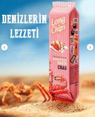 Long Chips Yengeç Aromalı Patates Cipsi 75 G (2 Adet)
