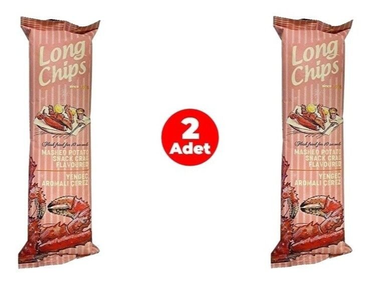 Long Chips Yengeç Aromalı Patates Cipsi 75 G (2 Adet)