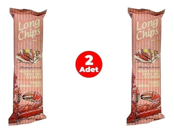 Long Chips Yengeç Aromalı Patates Cipsi 75 G (2 Adet)