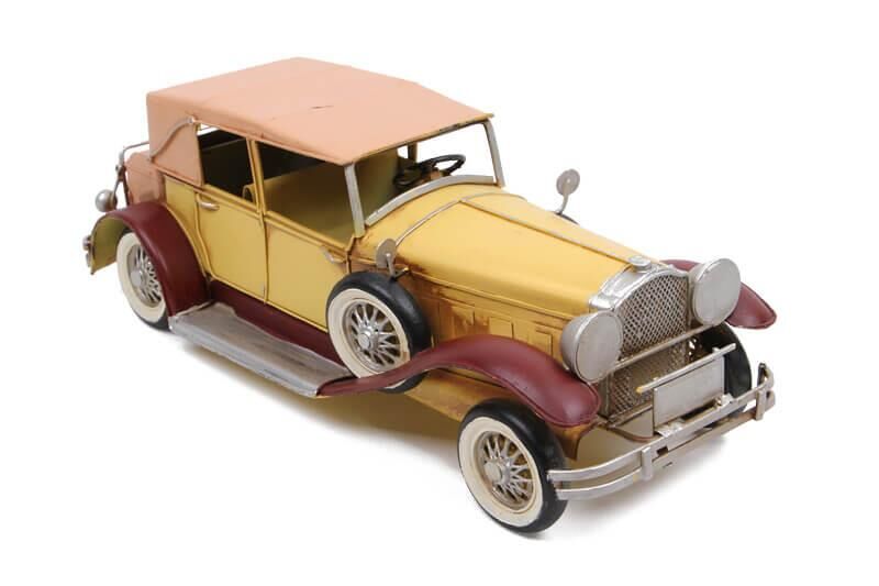 Dekoratif Metal Klasik Araba Biblo