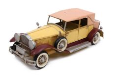 Dekoratif Metal Klasik Araba Biblo