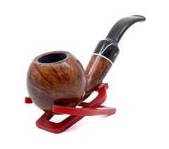 Şahin Sarı Yıldız Bent Apple 9mm Filtreli Akrilik Saplı Pipo - Mod Dp Natale