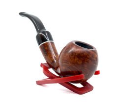 Şahin Sarı Yıldız Bent Apple 9mm Filtreli Akrilik Saplı Pipo - Mod Dp Natale