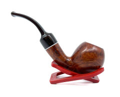 Şahin Sarı Yıldız Bent Apple 9mm Filtreli Akrilik Saplı Pipo - Mod Dp Natale
