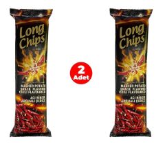 Long Chips Acı Biber Aromalı Patates Cipsi 75 G (2 Adet)
