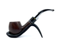 Şahin Sarı Yıldız Bent Apple 9mm Filtreli Akrilik Saplı Pipo - 237146