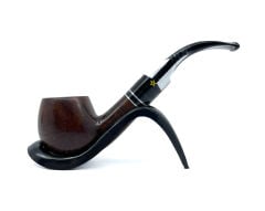 Şahin Sarı Yıldız Bent Apple 9mm Filtreli Akrilik Saplı Pipo - 237146