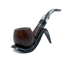 Şahin Sarı Yıldız Bent Apple 9mm Filtreli Akrilik Saplı Pipo - 237146