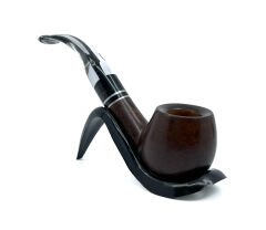 Şahin Sarı Yıldız Bent Apple 9mm Filtreli Akrilik Saplı Pipo - 237146