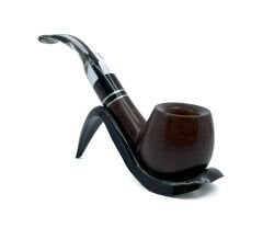 Şahin Sarı Yıldız Bent Apple 9mm Filtreli Akrilik Saplı Pipo - 237146