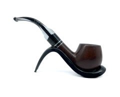 Şahin Sarı Yıldız Bent Apple 9mm Filtreli Akrilik Saplı Pipo - 237146