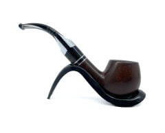 Şahin Sarı Yıldız Bent Apple 9mm Filtreli Akrilik Saplı Pipo - 237146