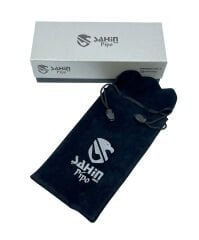 Şahin Sarı Yıldız Bent Apple 9mm Filtreli Akrilik Saplı Pipo - 237146