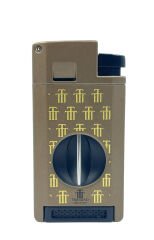 Trinidad Habana-Cuba Çift Torch Puro Çakmağı V-Cut Puro Kesicili - Kahverengi