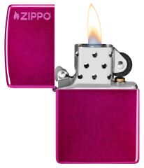 Zippo Candy Raspberry Matte Logo Dizayn Çakmak