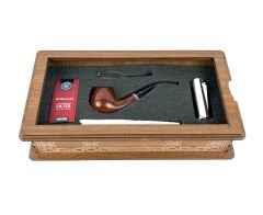 Özel Ahşap Kutusunda Şahin Pipo Seti Model - 2