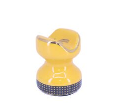 Cohiba Puro Seti 4'lü Çakmak Küllük Kesici Sehpa - Sarı/Siyah