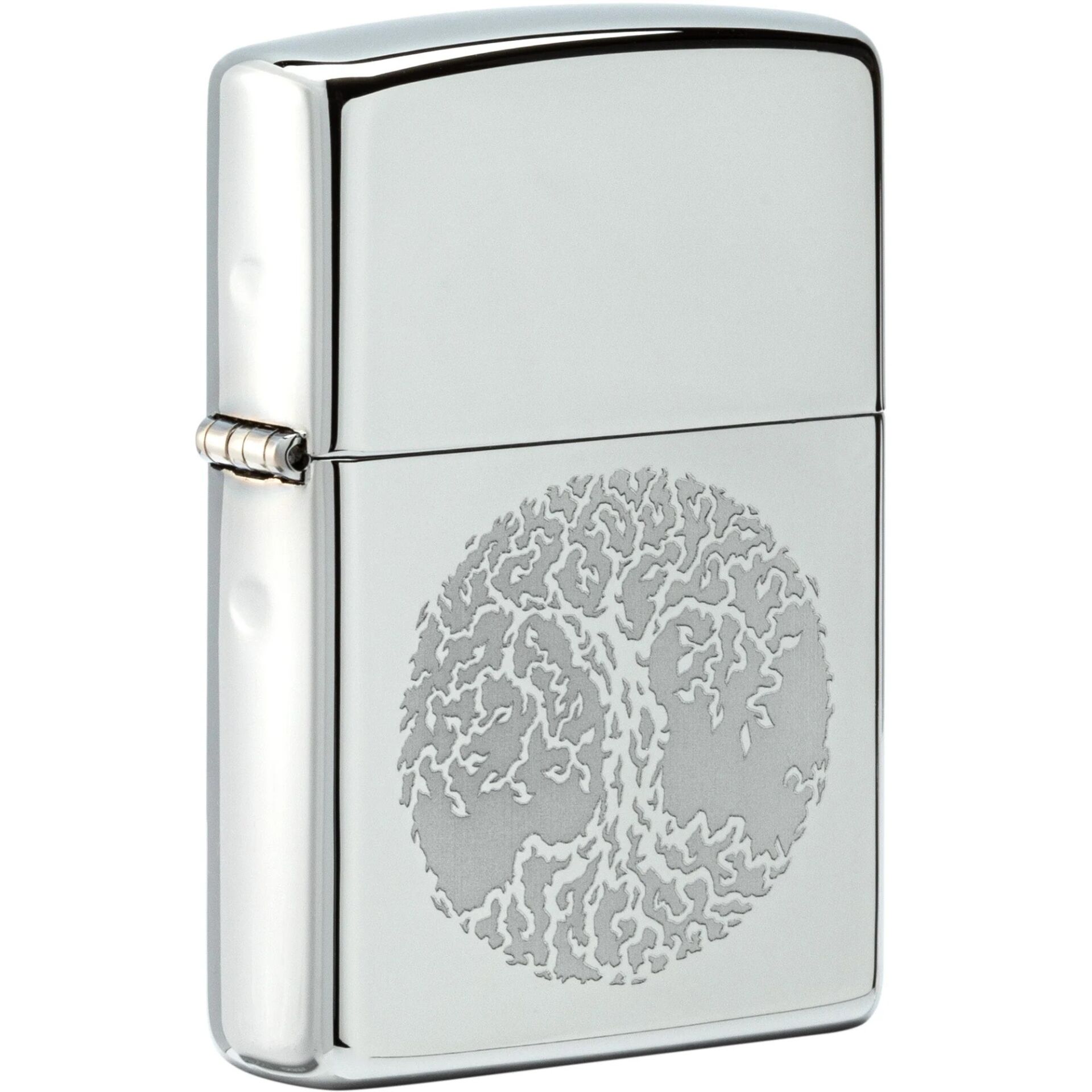 Zippo Tree Of Life High Polish Chrome Dizayn Çakmak