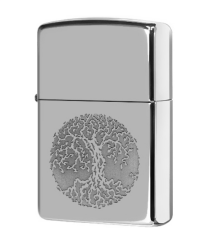 Zippo Tree Of Life High Polish Chrome Dizayn Çakmak