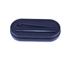 Clipper Özel Kutusunda Rüzgardan Etkilenmez Jet Alev Metal Çakmak - Mat Siyah