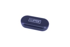 Clipper Özel Kutusunda Rüzgardan Etkilenmez Jet Alev Metal Çakmak - Mat Siyah