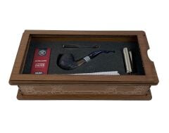 Özel Ahşap Kutusunda Şahin Pipo Seti Model - 4