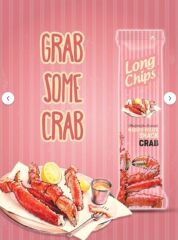 Long Chips Yengeç Aromalı Patates Cipsi 75 G