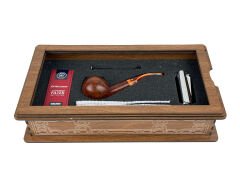 Özel Ahşap Kutusunda Şahin Pipo Seti Model - 5