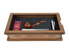 Özel Ahşap Kutusunda Şahin Pipo Seti Model - 5