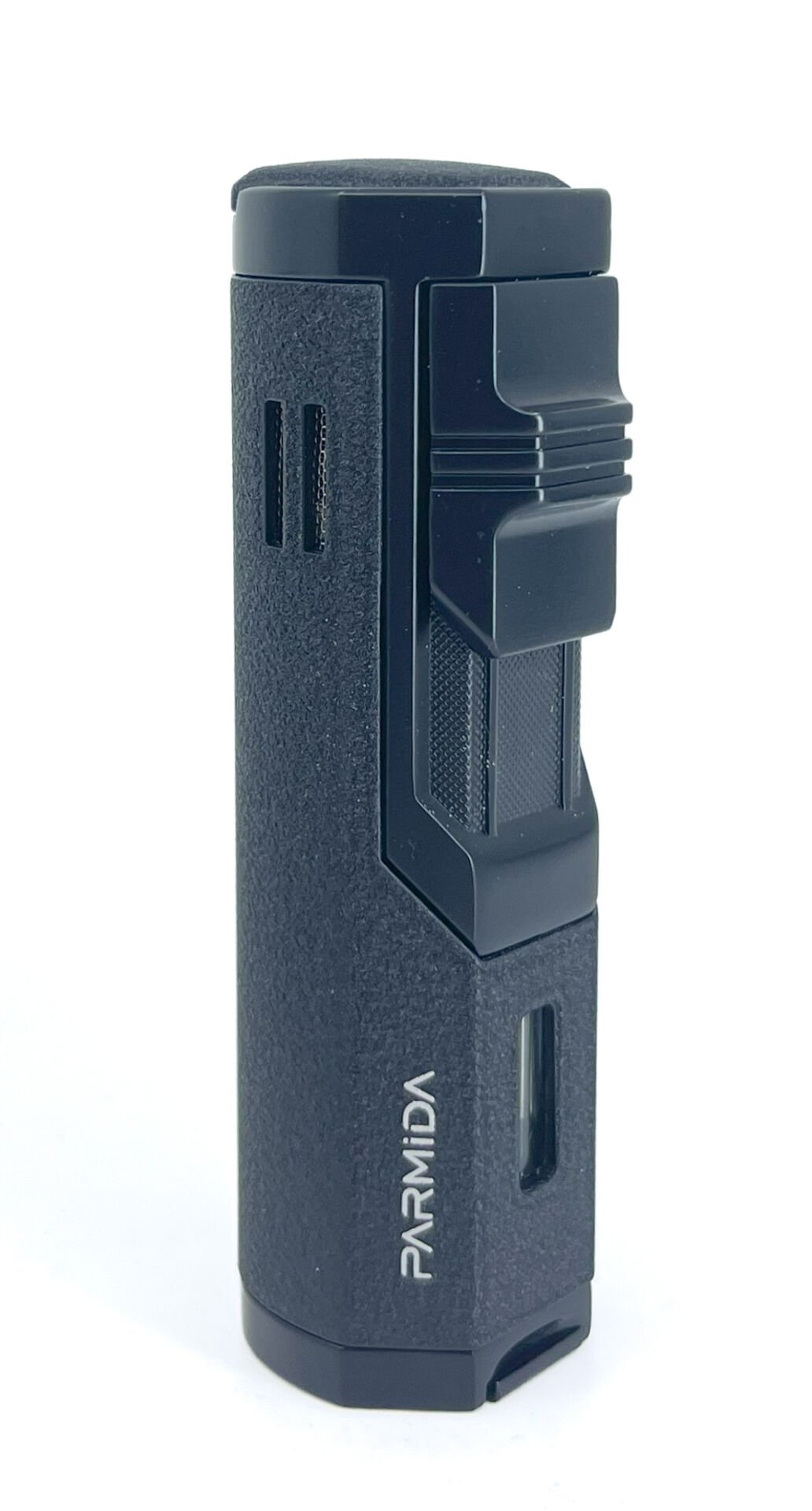Parmida Üç Torch Jet Alev Puro Çakmağı - Siyah