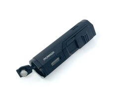 Parmida Üç Torch Jet Alev Puro Çakmağı - Siyah