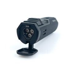 Parmida Üç Torch Jet Alev Puro Çakmağı - Siyah