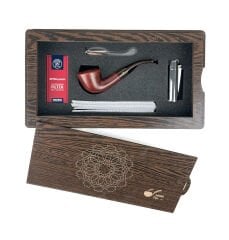 Özel Ahşap Kutusunda Şahin Pipo Seti Model - 6