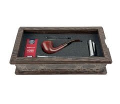 Özel Ahşap Kutusunda Şahin Pipo Seti Model - 6