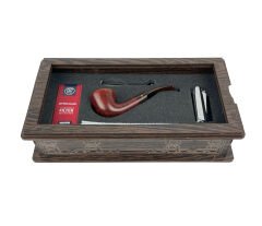 Özel Ahşap Kutusunda Şahin Pipo Seti Model - 6