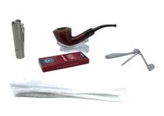 Özel Ahşap Kutusunda Şahin Pipo Seti Model - 6