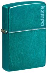 Zippo Candy Teal Matte Logo Dizayn Çakmak