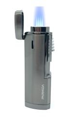 Parmida Dört Torch Jet Alev Puro Çakmağı - Füme Rengi