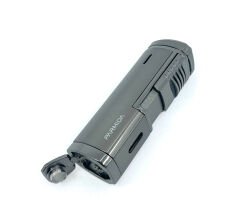 Parmida Dört Torch Jet Alev Puro Çakmağı - Füme Rengi