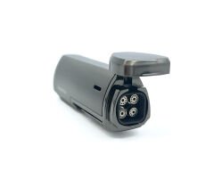 Parmida Dört Torch Jet Alev Puro Çakmağı - Füme Rengi