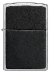 Zippo Black Leather Emblem Dizayn Çakmak