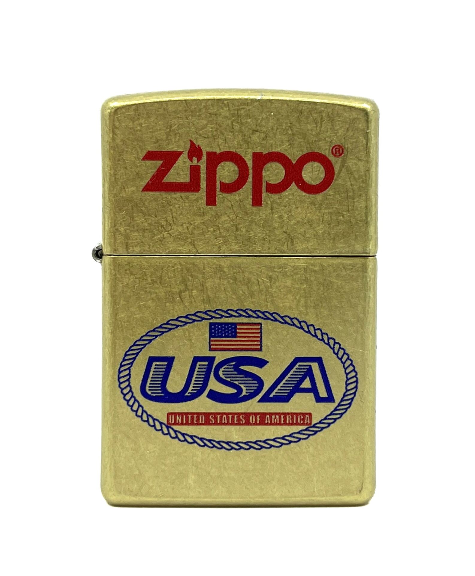 Zippo Rusty Gold USA Logo Dizayn Çakmak