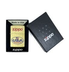 Zippo Rusty Gold USA Logo Dizayn Çakmak