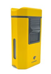 Cohiba Dört Torch Jet Alev Masa Tipi Puro Çakmağı - Sarı