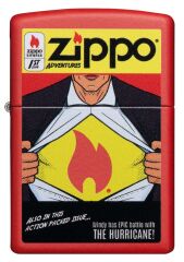 Zippo Çizgi Roman - Comic Dizayn Çakmak