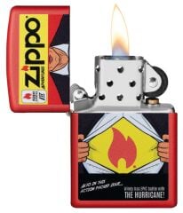 Zippo Çizgi Roman - Comic Dizayn Çakmak