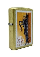 Zippo USSR Soviet Stamp Dizayn Çakmak