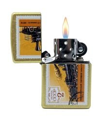 Zippo USSR Soviet Stamp Dizayn Çakmak