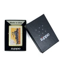 Zippo USSR Soviet Stamp Dizayn Çakmak