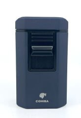 Cohiba Dört Torch Jet Alev Masa Tipi Puro Çakmağı - Lacivert